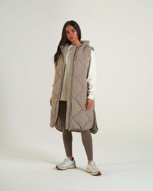 Fleur Gilet Mink Diesel UK White