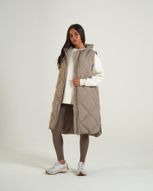 Fleur Gilet Mink Diesel UK White