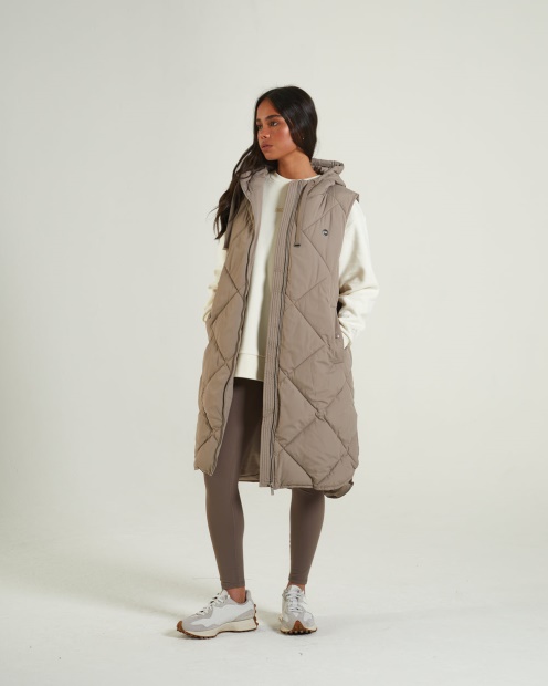 Fleur Gilet Mink Diesel UK White