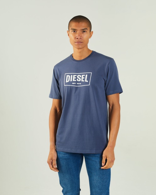 Beige Miller Tee Steel Indigo Diesel UK