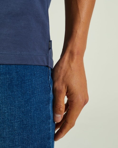 Beige Miller Tee Steel Indigo Diesel UK