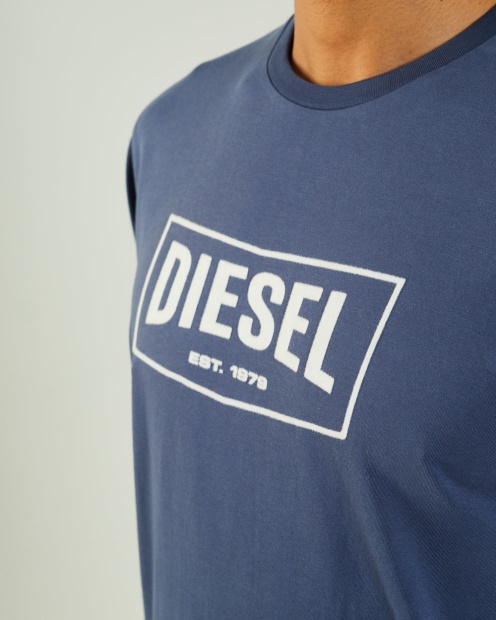 Beige Miller Tee Steel Indigo Diesel UK