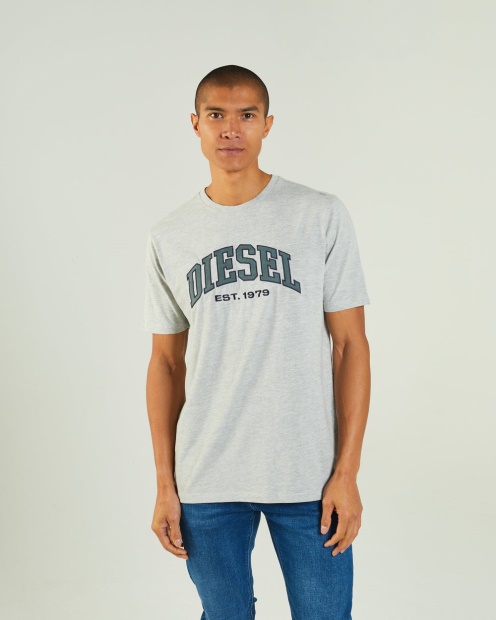Ronnie Tee Blizzard Marl Diesel UK White