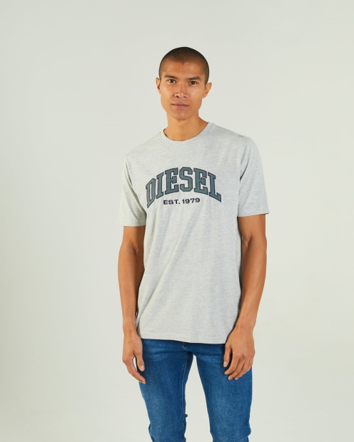 Ronnie Tee Blizzard Marl Diesel UK White