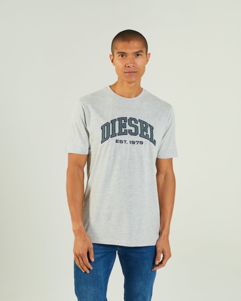 Ronnie Tee Blizzard Marl Diesel UK White