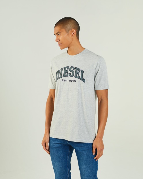 Ronnie Tee Blizzard Marl Diesel UK White