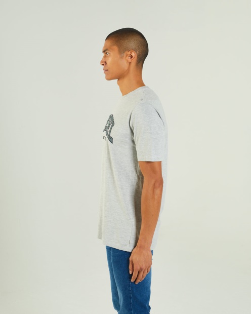 Ronnie Tee Blizzard Marl Diesel UK White