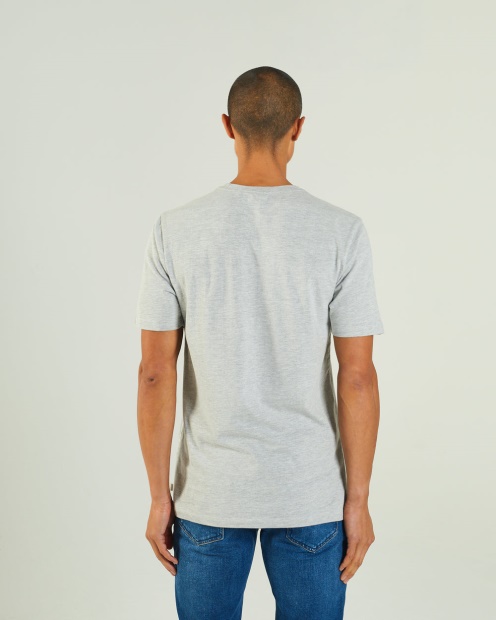 Ronnie Tee Blizzard Marl Diesel UK White