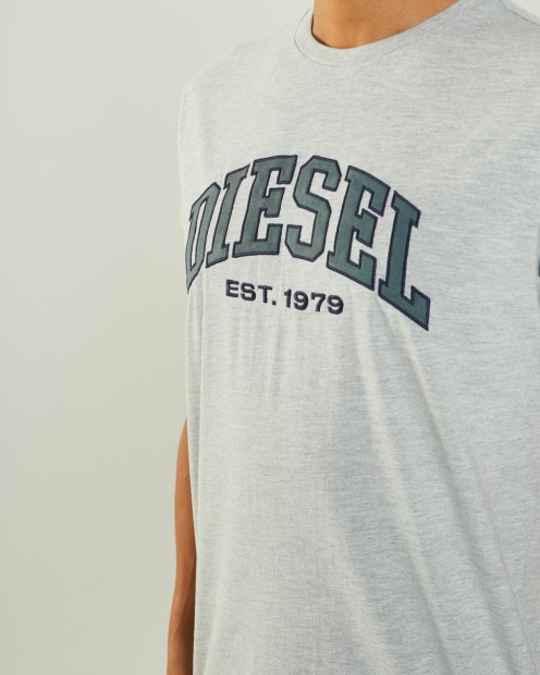 Ronnie Tee Blizzard Marl Diesel UK White