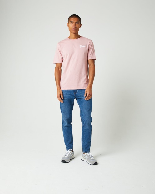 Blue Dakota Tee Cherry Pink Diesel UK