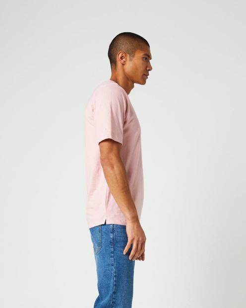 Blue Dakota Tee Cherry Pink Diesel UK