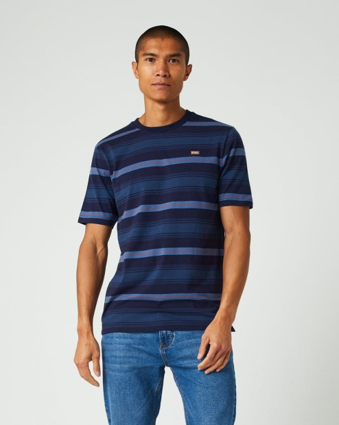 Keith Tee Navy Blazer Diesel UK White