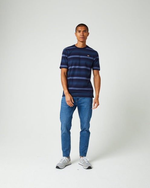 Keith Tee Navy Blazer Diesel UK White