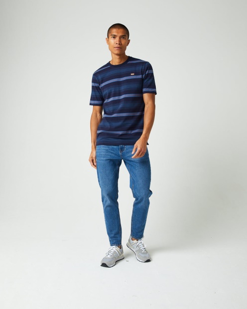 Keith Tee Navy Blazer Diesel UK White