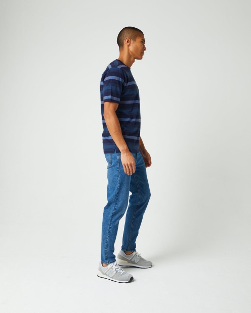 Keith Tee Navy Blazer Diesel UK White