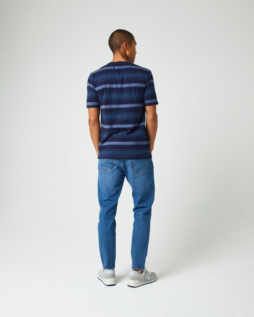 Keith Tee Navy Blazer Diesel UK White