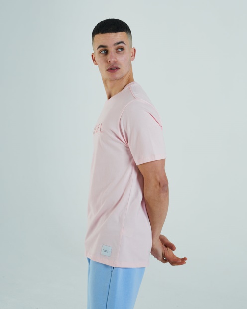 Diesel UK Shayne Tee Bermuda Pink Navy