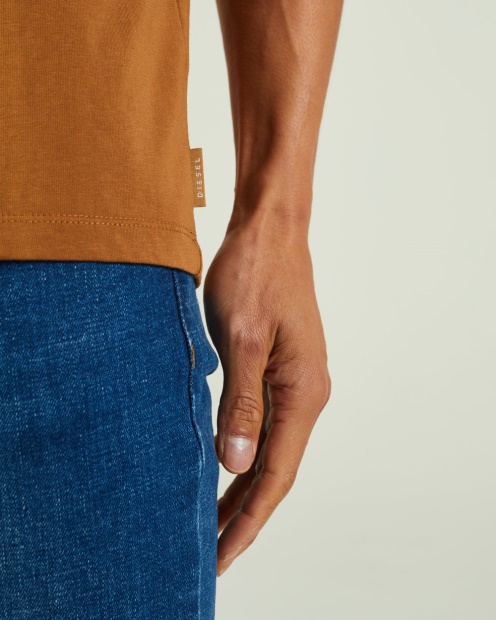 Pink Fabriccio Tee Maple Leaf Diesel UK