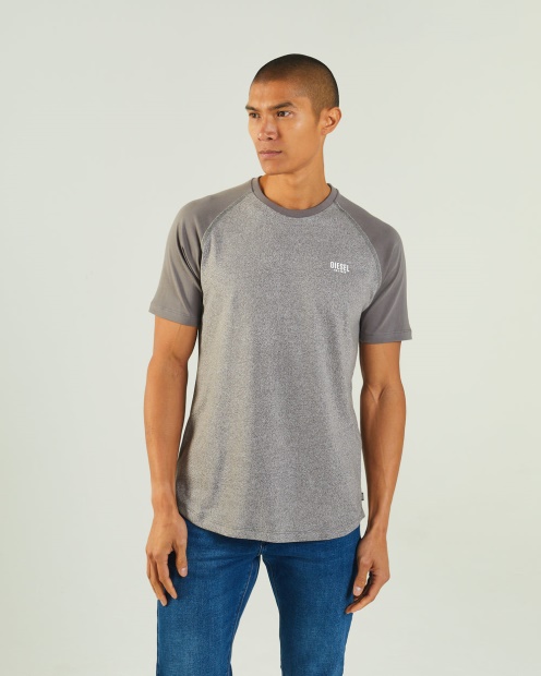 Diesel UK Raphael Tee Rock Climb Brown