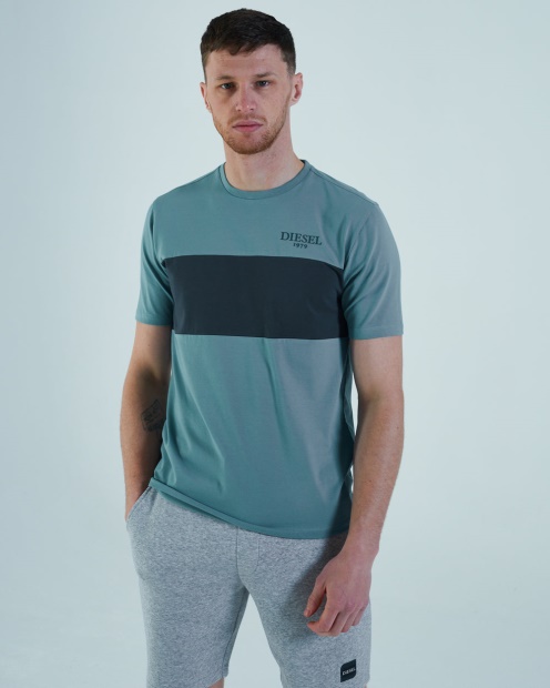 Grey Camille Tee Light Pond Diesel UK