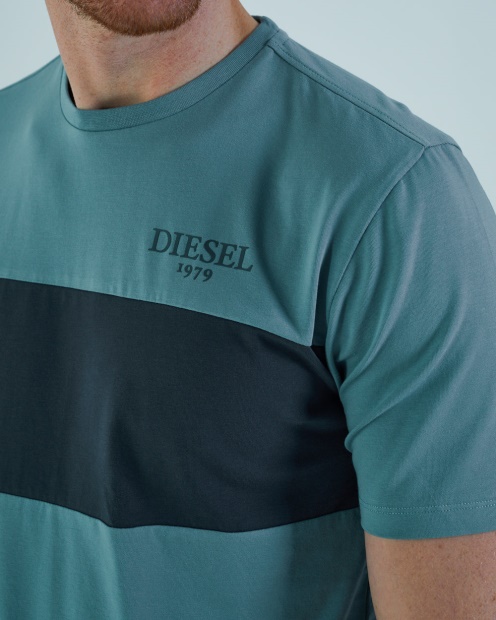 Grey Camille Tee Light Pond Diesel UK