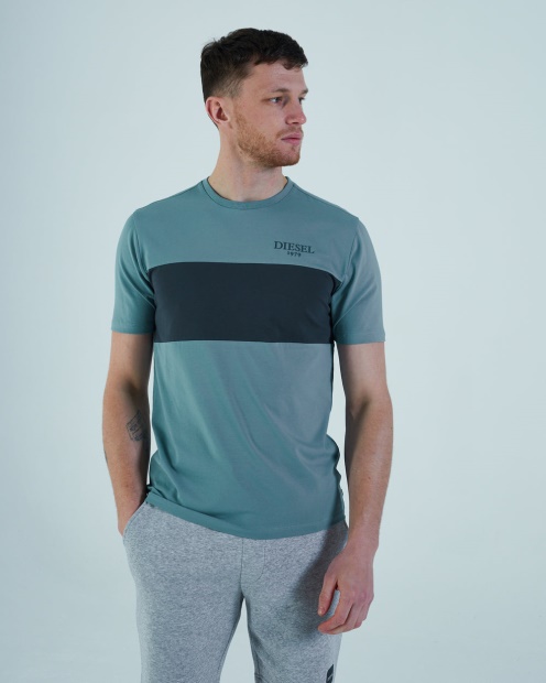 Grey Camille Tee Light Pond Diesel UK