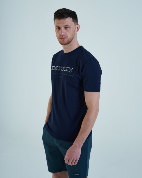 Diesel UK Caleb Tee Navy Blazer Green