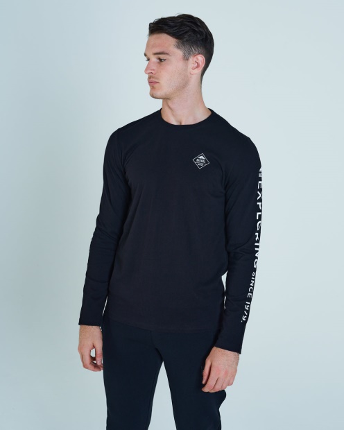 Bryson Ls Tee Black Diesel UK Navy