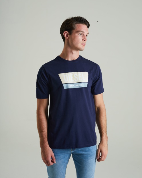 Black Diesel UK Penn Tee Navy Blazer