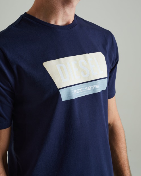 Black Diesel UK Penn Tee Navy Blazer