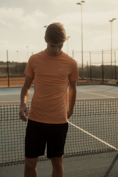 Diesel UK Aaro Tee Cosmic Coral Purple