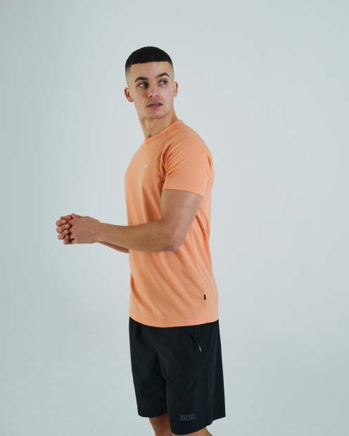 Diesel UK Aaro Tee Cosmic Coral Purple