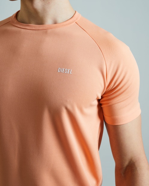 Diesel UK Aaro Tee Cosmic Coral Purple