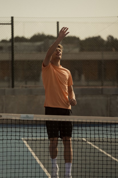 Diesel UK Aaro Tee Cosmic Coral Purple