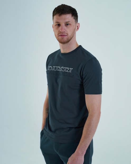 Yellow Diesel UK Caleb Tee Deep Pond