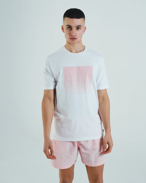 Diesel UK Stuart Tee Dove Blue