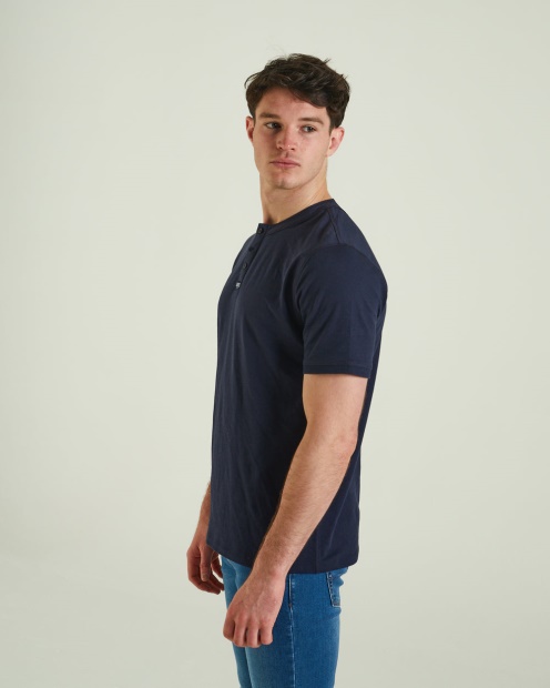 Diesel UK Kian Henley Navy Blazer White