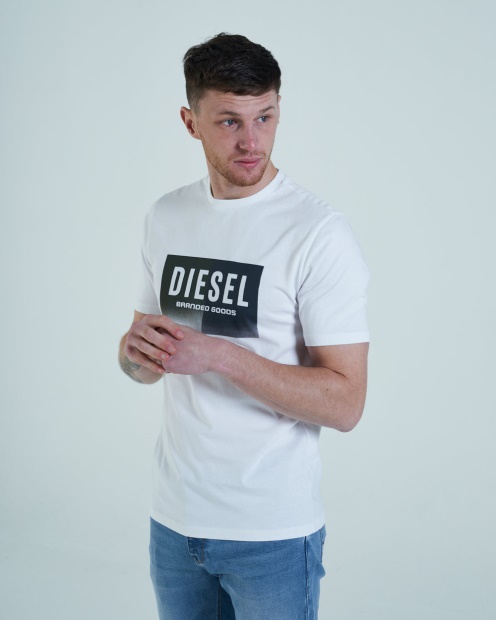 Diesel UK Kane Tee Dove Wine