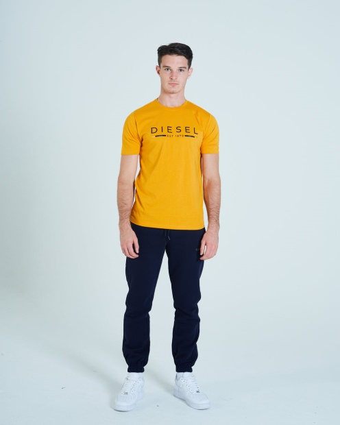 White Leyton Tee Autumn Glaze Diesel UK