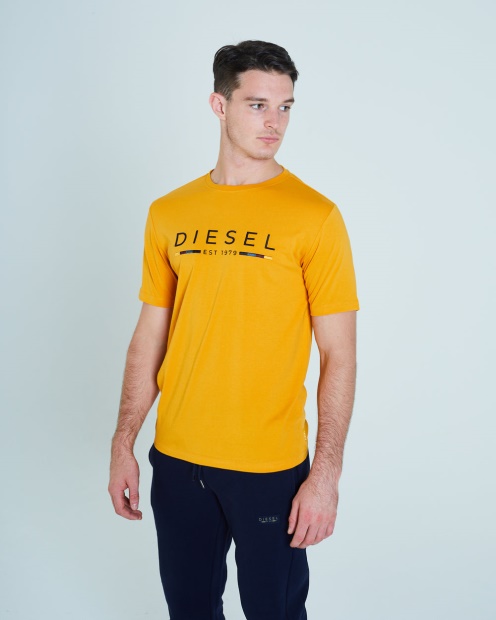 White Leyton Tee Autumn Glaze Diesel UK