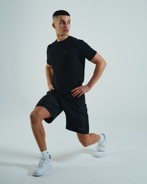 Diesel UK Thanos Tee New Black Yellow