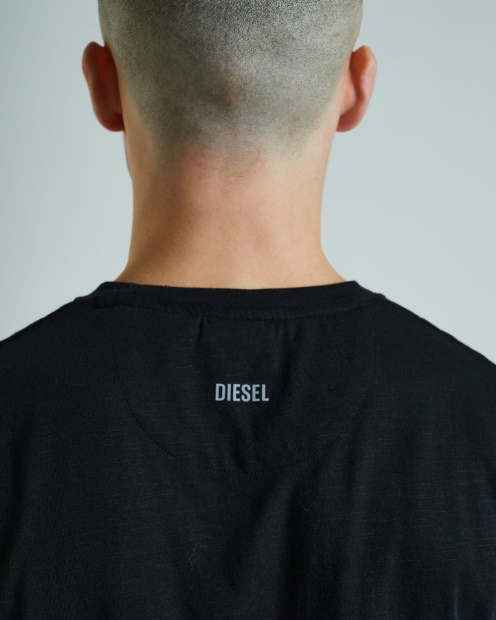 Diesel UK Thanos Tee New Black Yellow