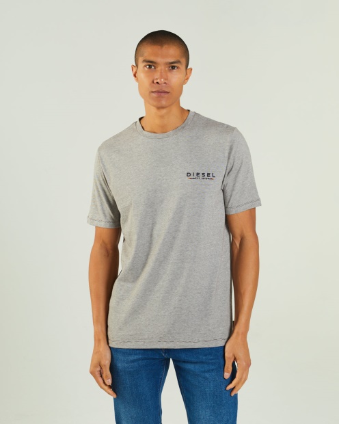 Diesel UK Freddie Tee Silt Stone Red