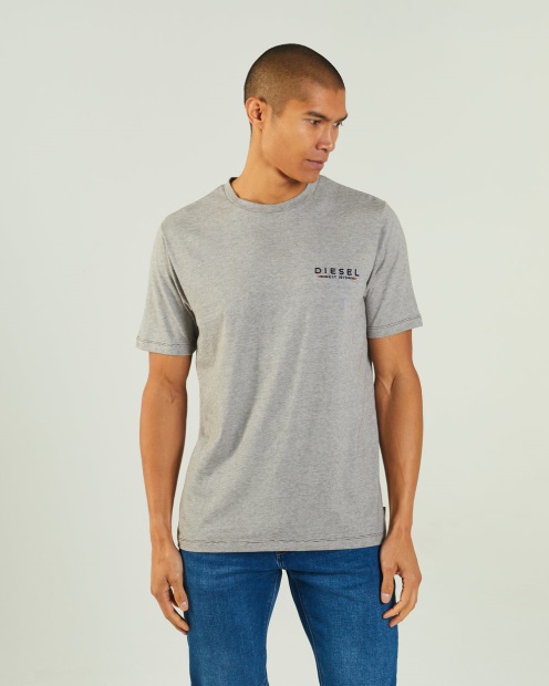Diesel UK Freddie Tee Silt Stone Red
