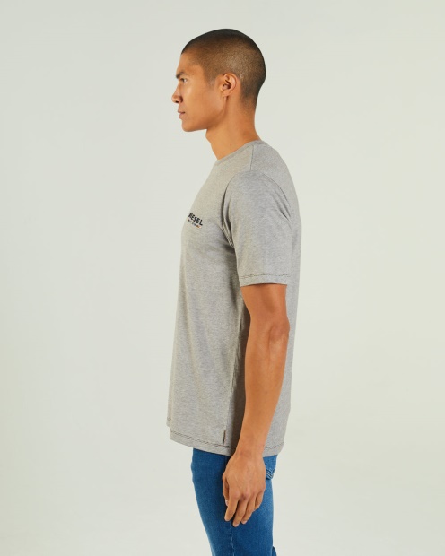 Diesel UK Freddie Tee Silt Stone Red