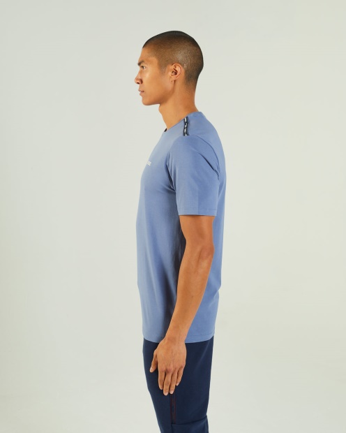 Grey Hugo Tee Mountain Blue Diesel UK