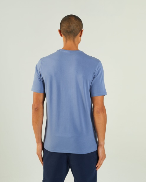 Grey Hugo Tee Mountain Blue Diesel UK