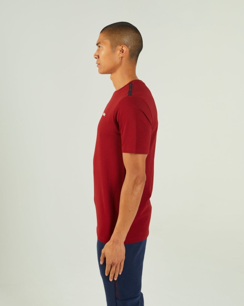 Diesel UK Hugo Tee Red Dahlia Blue