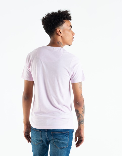 Purple Basic Scott V Neck Tee Winsome Orchid Diesel UK