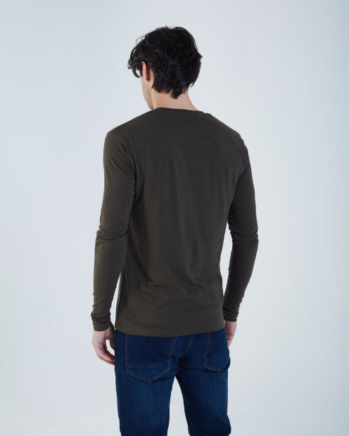 Yellow Diesel UK Basic Scott L/S Military Green